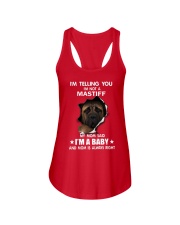 i'm telling you i'm not a mastiff Ladies Flowy Tank thumbnail