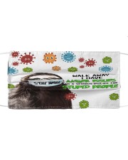 Sloth mask Cloth face mask front