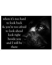 When It's Too Hard To Look Back pitbull 24x16 Poster front