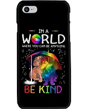 In A World Where You Can Be dachshund rain 7 color Phone Case thumbnail
