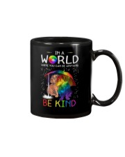 In A World Where You Can Be dachshund rain 7 color Mug thumbnail