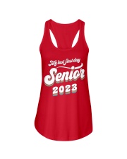 My Last First Day Junior 2023 T-Shirt Junior Class Shirts 2023 Gift Ideas Ladies Flowy Tank tile