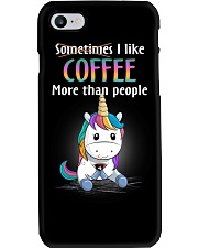 Unicorn coffee T-shirt best shirt for you Phone Case thumbnail