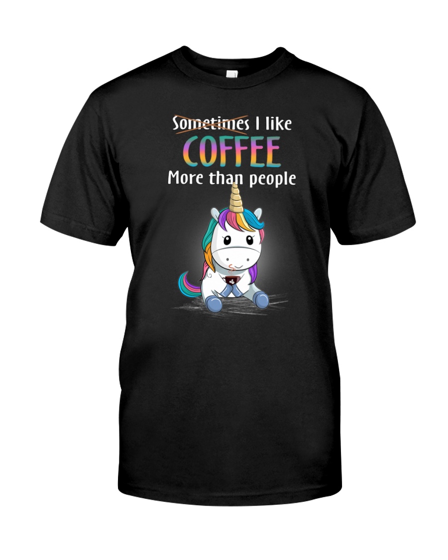 Unicorn coffee T-shirt best shirt for you Classic T-Shirt