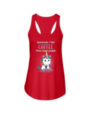 Unicorn coffee T-shirt best shirt for you Ladies Flowy Tank thumbnail