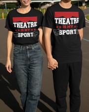 Theatre Is My Sport Shirt Cute Actress Humor Clothing Great Gifts For Coworkers Classic T-Shirt apparel-classic-tshirt-lifestyle-front-145