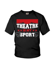 Theatre Is My Sport Shirt Cute Actress Humor Clothing Great Gifts For Coworkers Youth T-Shirt tile