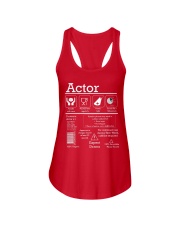 Actor Shirt Care Instructions Funny Vintage Tees Gift For Theatre Lovers Ladies Flowy Tank tile
