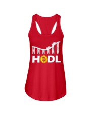 Hodl Bitcoin Shirt Crypto Currency Roller Coaster T-Shirt Presents For Friends Ladies Flowy Tank tile