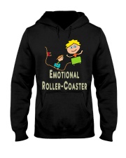 Emotional Roller Coaster Shirt Cute Humor Design Clothing Gifts For Adult Nephew Hooded Sweatshirt tile