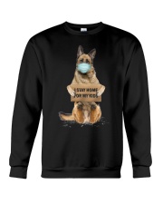 I Stay Home For My Kids German Shepherd Crewneck Sweatshirt thumbnail