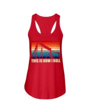 This Is How I Roll Roller Coaster Vintage Shirt Merch Roller Coaster Birthday Gifts Ladies Flowy Tank tile