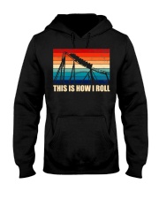 This Is How I Roll Roller Coaster Vintage Shirt Merch Roller Coaster Birthday Gifts Hooded Sweatshirt tile