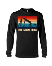 This Is How I Roll Roller Coaster Vintage Shirt Merch Roller Coaster Birthday Gifts Long Sleeve Tee tile