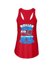 Roller Coaster Kid Like Normal But Way Cooler Shirt Funny Gifts For Roller Coaster Lover Kid Ladies Flowy Tank tile