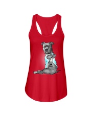 Pitbull I love mom Ladies Flowy Tank thumbnail