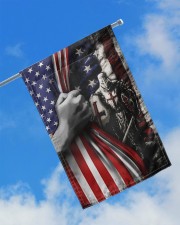 Knights Temple Inside American Flag Garden Decor 11.5"x17.5" Garden Flag aos-garden-flag-11-5-x-17-5-lifestyle-front-16