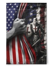 Knights Temple Inside American Flag Garden Decor 11.5"x17.5" Garden Flag front
