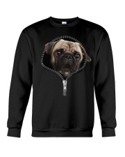 Pug zipper edition Crewneck Sweatshirt thumbnail