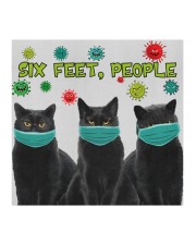 Black Cat Six Feet People Gifts For Cat Lovers Cloth face mask aos-face-mask-coverlet-lifestyle-front-02