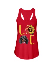 dachshund Ladies Flowy Tank thumbnail