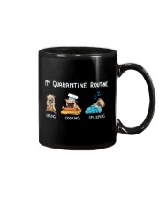 My Quarantine Routine pug Mug thumbnail