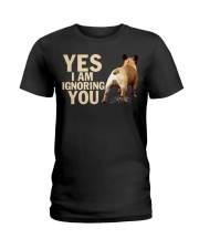 Yes i am ignoring you french bulldog IGNORING 2 Ladies T-Shirt thumbnail