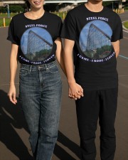 Steel Force I Came I Roll I Loved Roller Coaster Shirt Theme Park Roller Coaster Presents Classic T-Shirt apparel-classic-tshirt-lifestyle-front-145