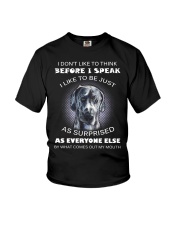 I Don'T Like To Think Before I Speak Great Dane Youth T-Shirt thumbnail