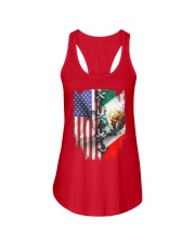 united flag Ladies Flowy Tank thumbnail