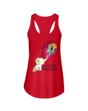 Elephant Live Love Care Childcare Provider Shirt Daycare Provider Christmas Gift Ideas Ladies Flowy Tank tile