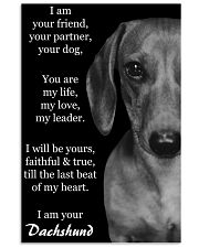 I AM YOUR DACHSHUND 11x17 Poster front