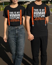 This My Human Costume I'm Really A Roller Coaster Shirt Gifts For Roller Coaster Lovers Classic T-Shirt apparel-classic-tshirt-lifestyle-front-145