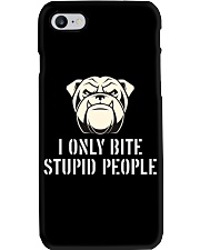 I only bite stupid people Phone Case thumbnail
