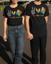 Accept Love Understand Autism Shirt Designs Autism Awareness T-Shirts Merch Classic T-Shirt apparel-classic-tshirt-lifestyle-front-145