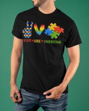 Accept Love Understand Autism Shirt Designs Autism Awareness T-Shirts Merch Classic T-Shirt apparel-classic-tshirt-lifestyle-front-88