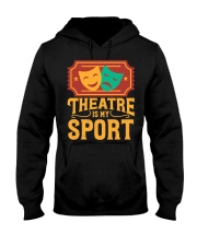 Theatre Is My Sport Old Retro Shirt Graduation Gifts For Theatre Students Hooded Sweatshirt tile