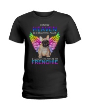 Frenchie T-shirt Christmas gift for friend Ladies T-Shirt thumbnail