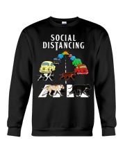 Social Distancing Pitbull Crewneck Sweatshirt thumbnail