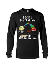 Social Distancing Pitbull Long Sleeve Tee thumbnail