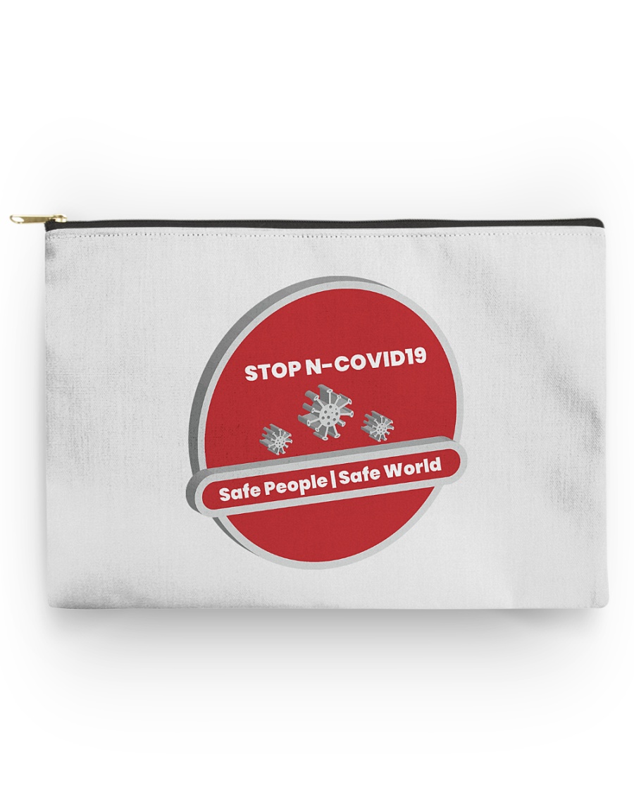 corona virus Accessory Pouch - Large Accessory Pouch - Large
