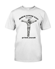 Jesus loves you Classic T-Shirt front