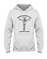 Jesus loves you Hooded Sweatshirt thumbnail