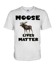 Moose Lives Matter V-Neck T-Shirt thumbnail