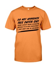 DO NOT APPROACH THIS DUTCH GUY Premium Fit Mens Tee tile