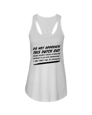 DO NOT APPROACH THIS DUTCH GUY Ladies Flowy Tank tile