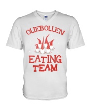 OLIEBOLLEN EATING TEAM V-Neck T-Shirt thumbnail