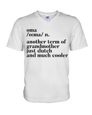 OMA ANOTHER TERM OF GRANDMOTHER JUST DUTCH V-Neck T-Shirt thumbnail