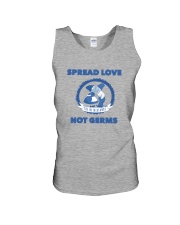 SPREAD LOVE NOT GERMS Unisex Tank tile