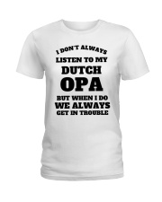 MY DUTCH OPA Ladies T-Shirt thumbnail